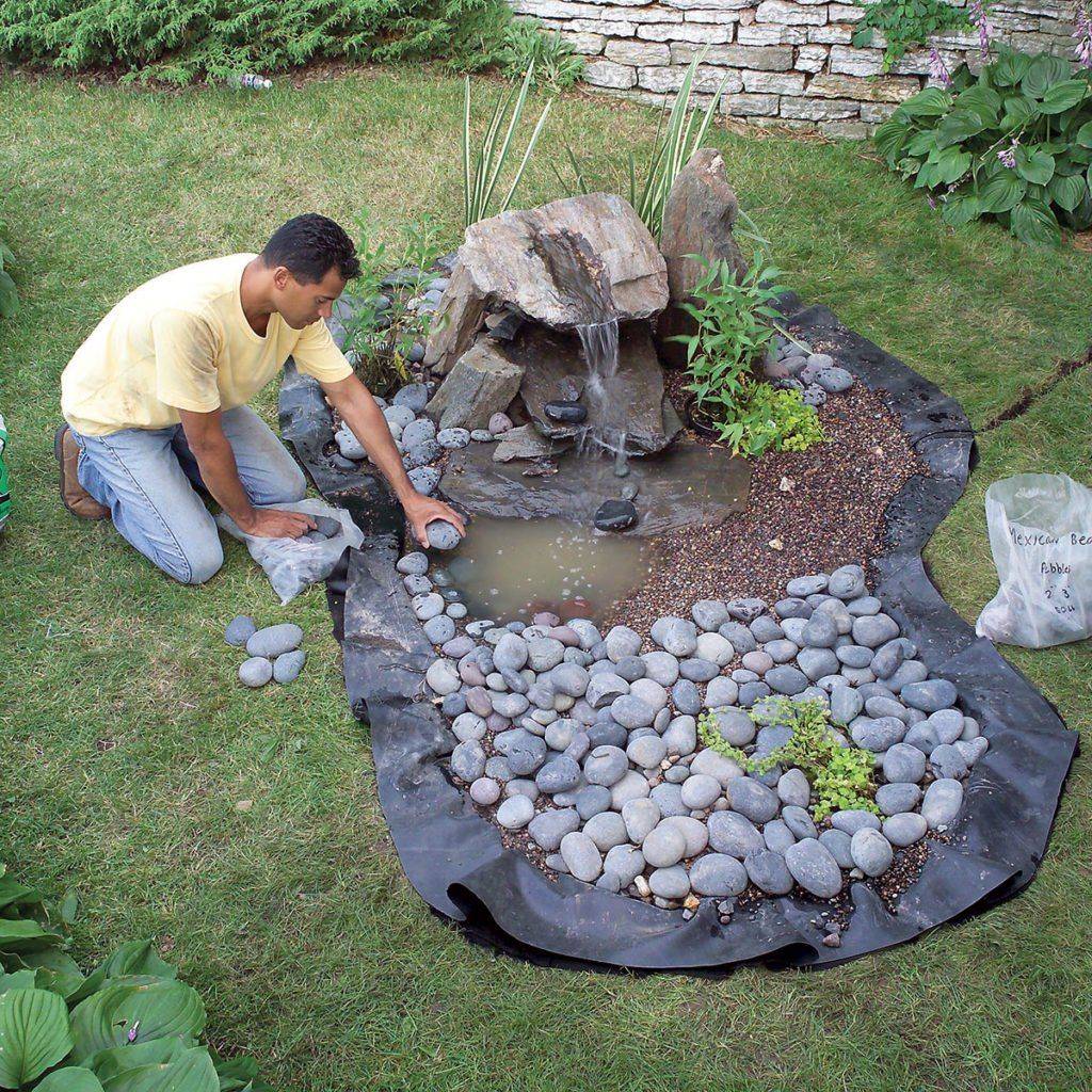 Special Diy Garden Pond Waterfall Ideas