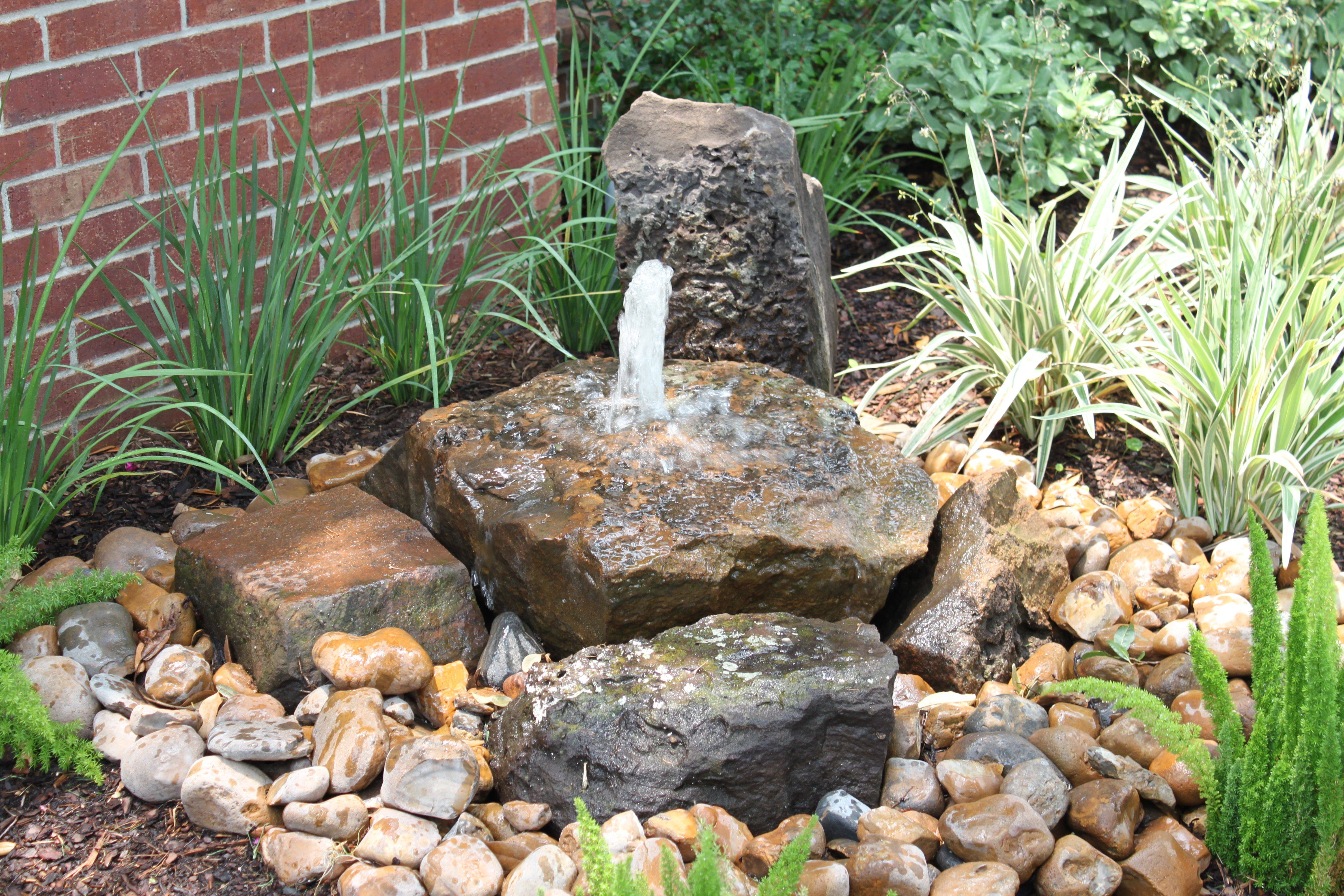 Garden Rock Fountain Rock Fountain