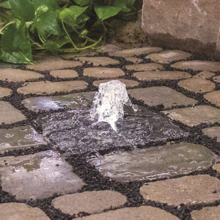 Floor Water Fountain Electric Pump Rock Garden Outdoor Yard Patio Pond