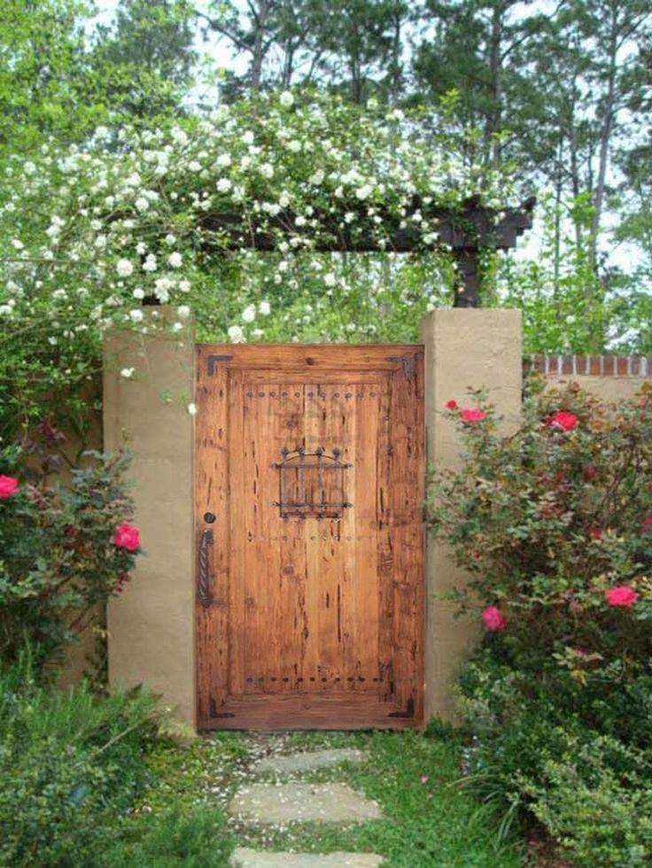 Stunning Rustic Garden Gates Ideas