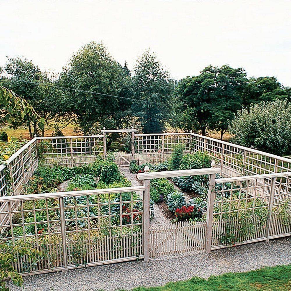 Country House Arbor And Vegetable Garden Garden Gates