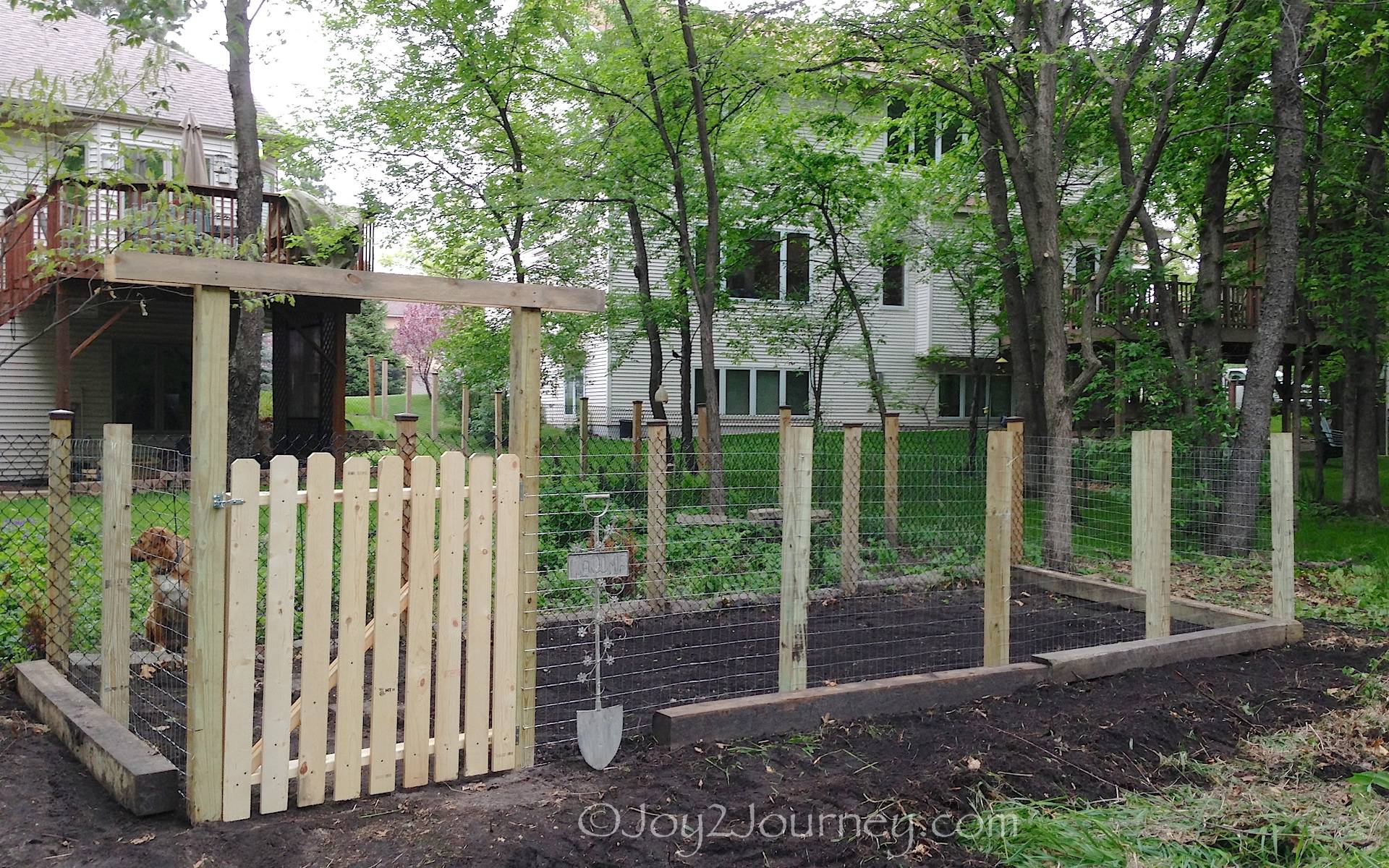 Vegetable Gardens Fence Gate