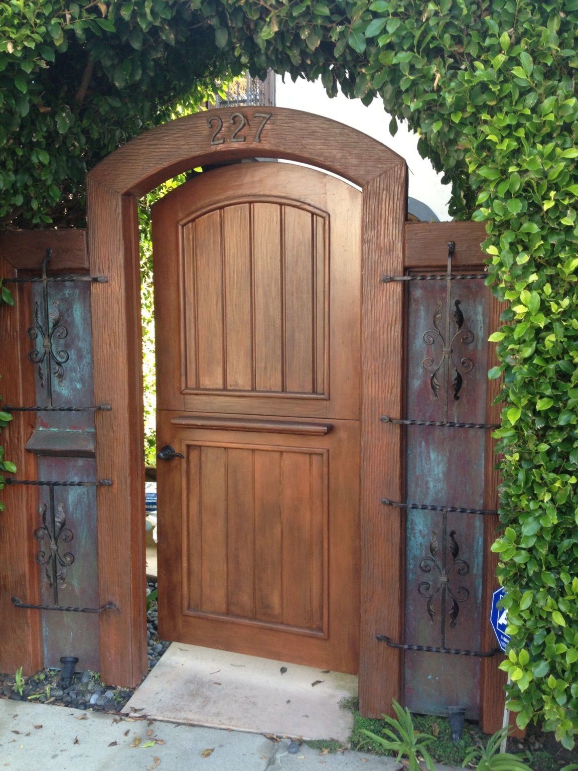 Rustic Garden Gate