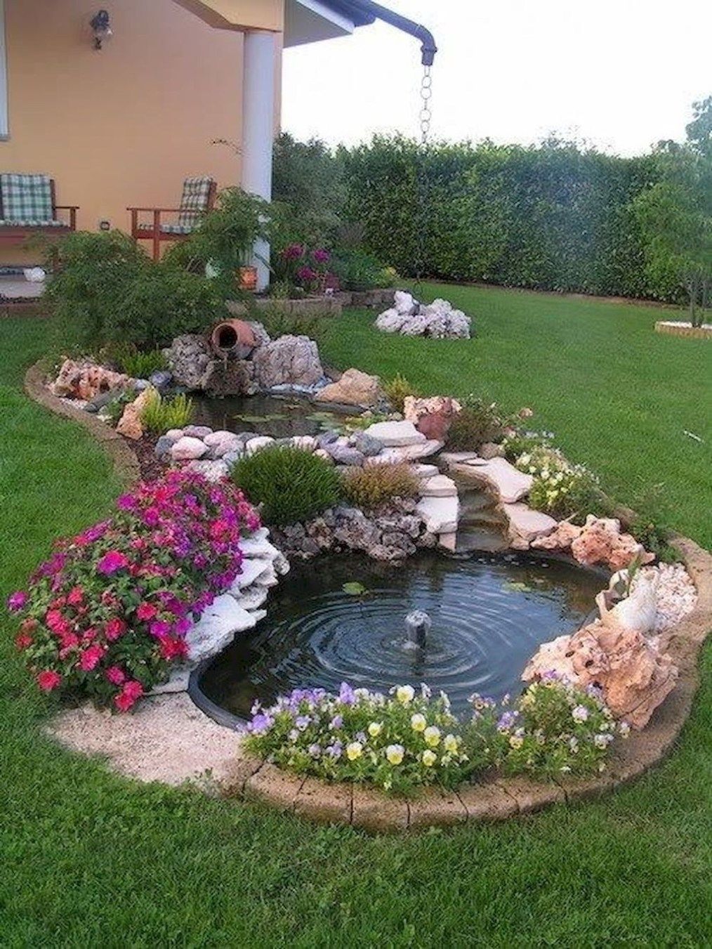 Diy Garden Pond Waterfall Ideas Waterfalls Backyard