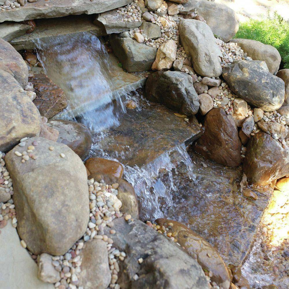 Waterfall Pondless Design Small Garden