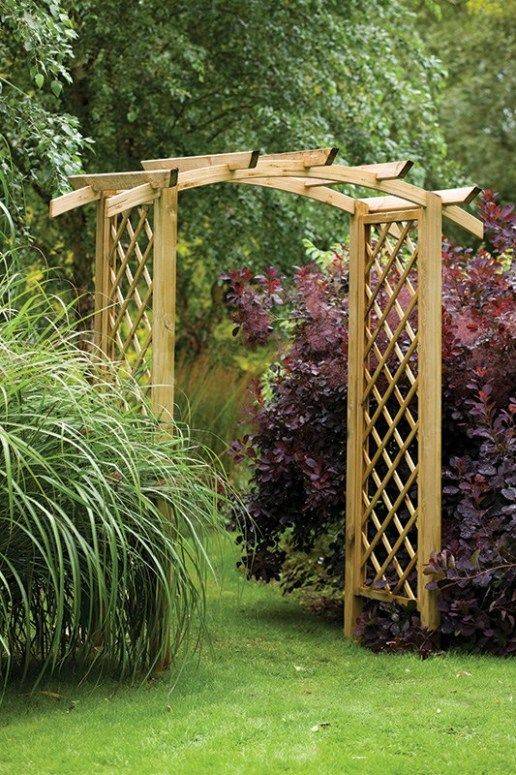 A Wooden Garden Arch