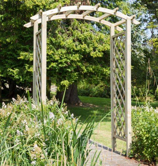 Metal Garden Arch Trellis Ideas
