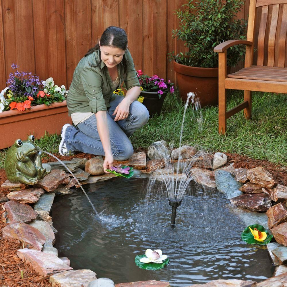 Patio Pond Wildlife Small Backyard Waterfall Kits Water Features Wood