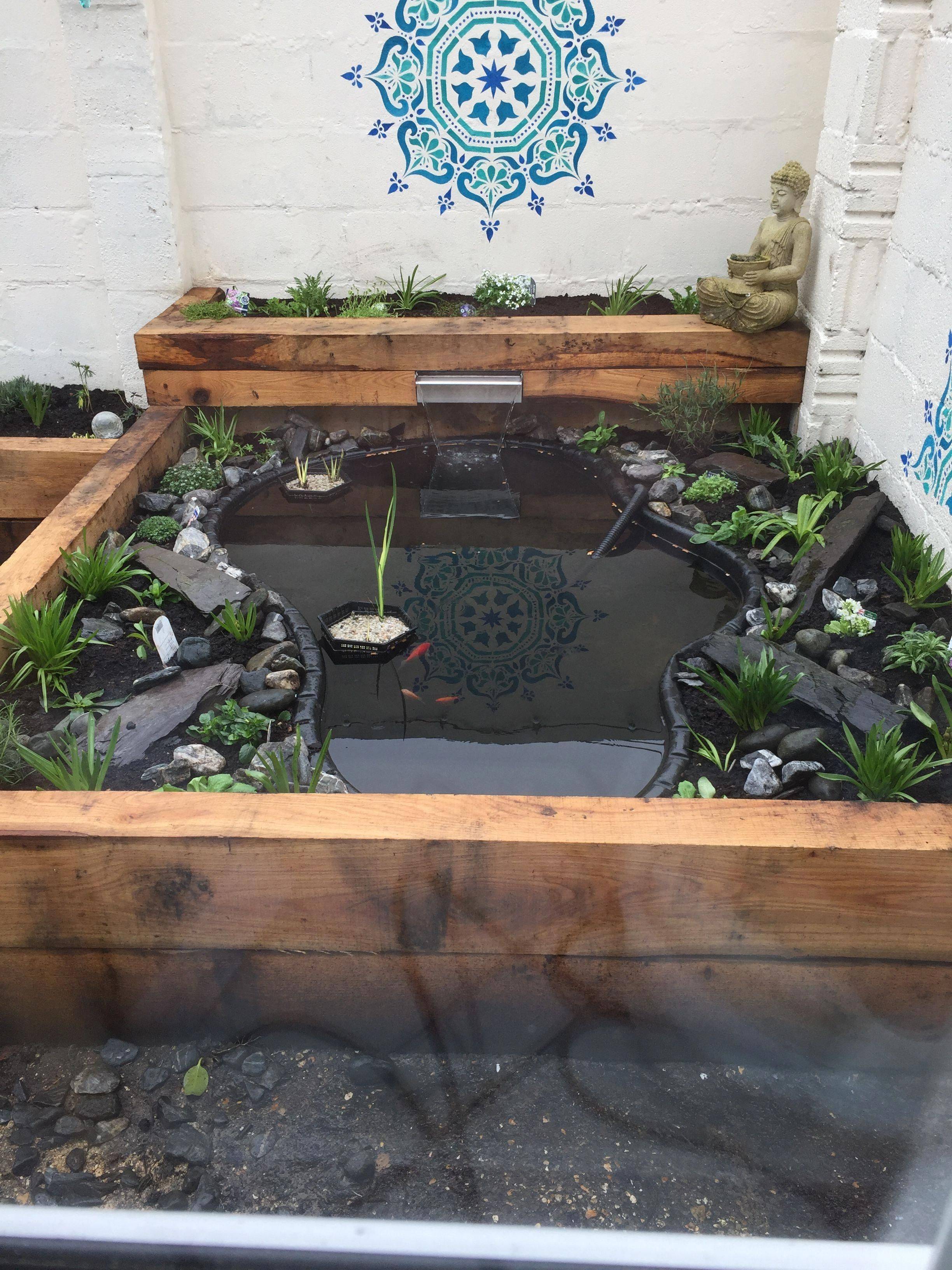 Timber Raised Garden Ponds Raised Koi Pond Patio Organicoyenforma