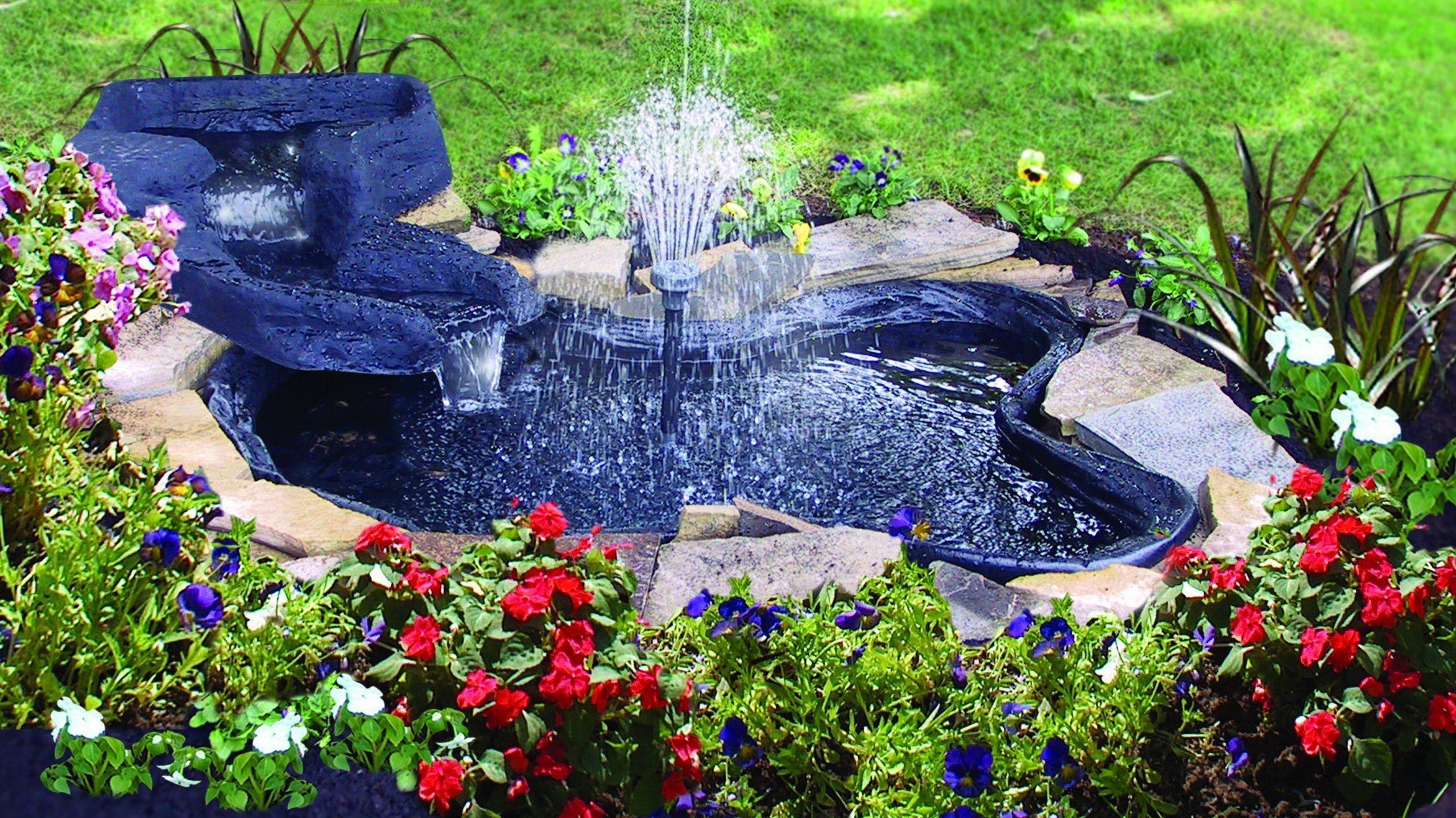 Small Pond Fountain Kits Backyard Design Ideas Decoratorist