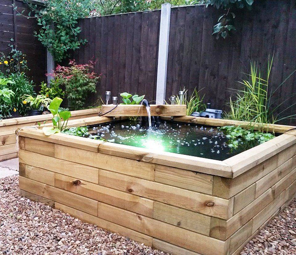 A Raised Wooden Pond