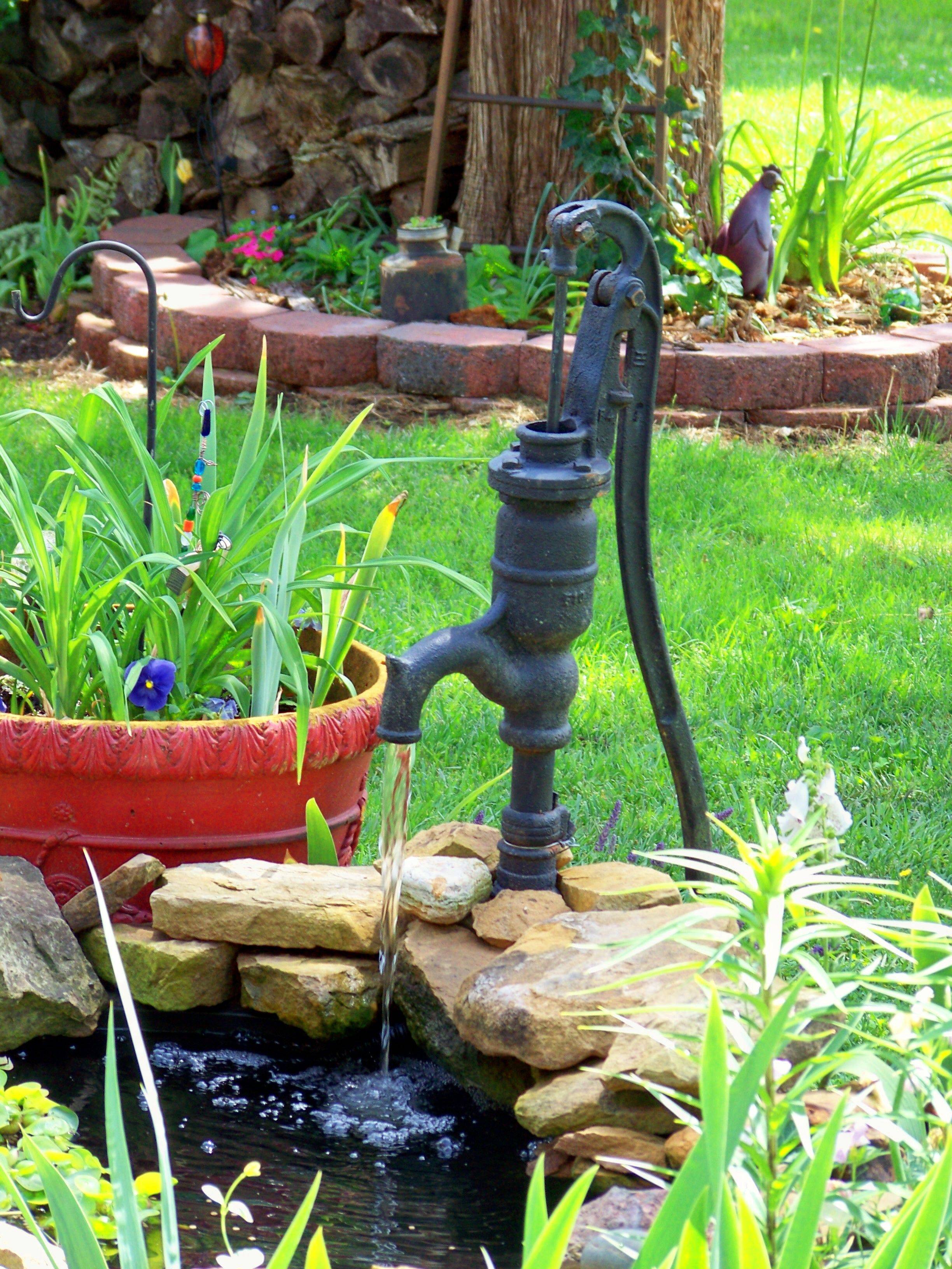 Floor Water Fountain Electric Pump Rock Garden Outdoor Yard Patio Pond