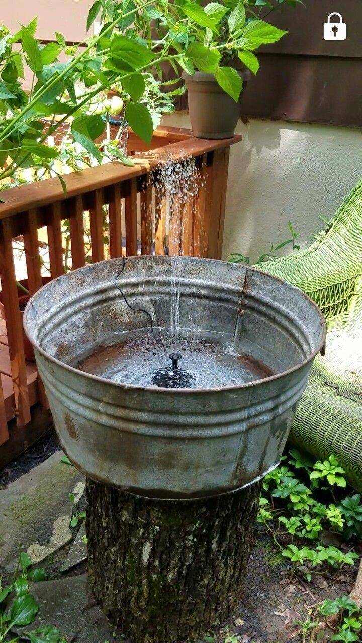 Solar Fountain Outdoor Spaces