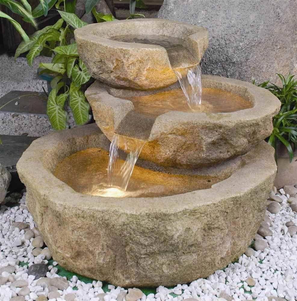 Solar Patio Water Fountains