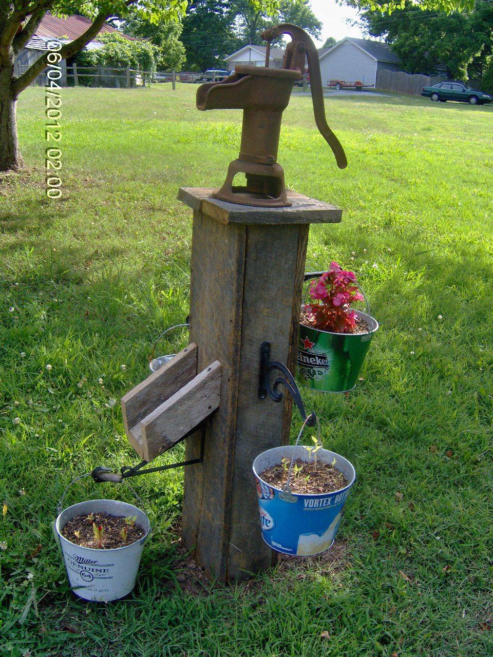 Hand Water Pump Water Feature