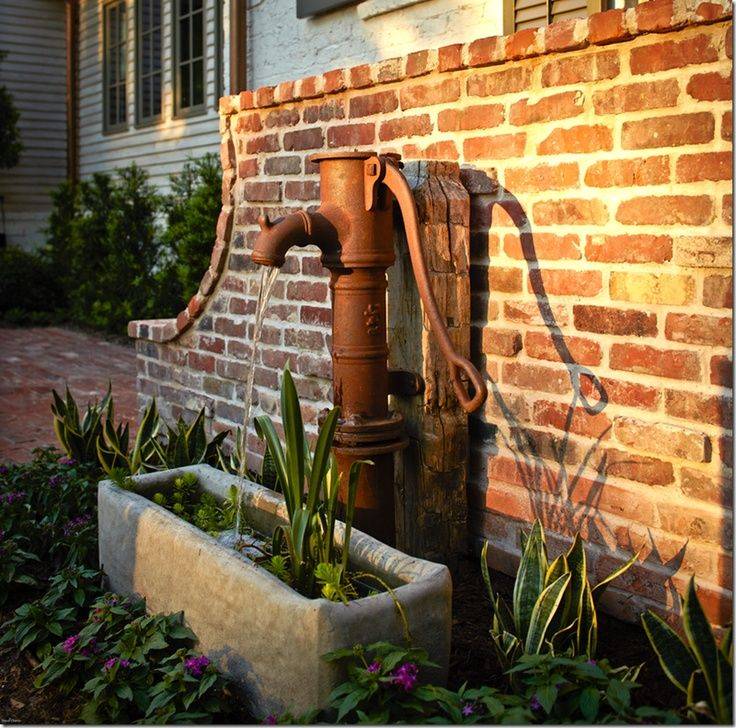 All Things Red Garden Water Fountains