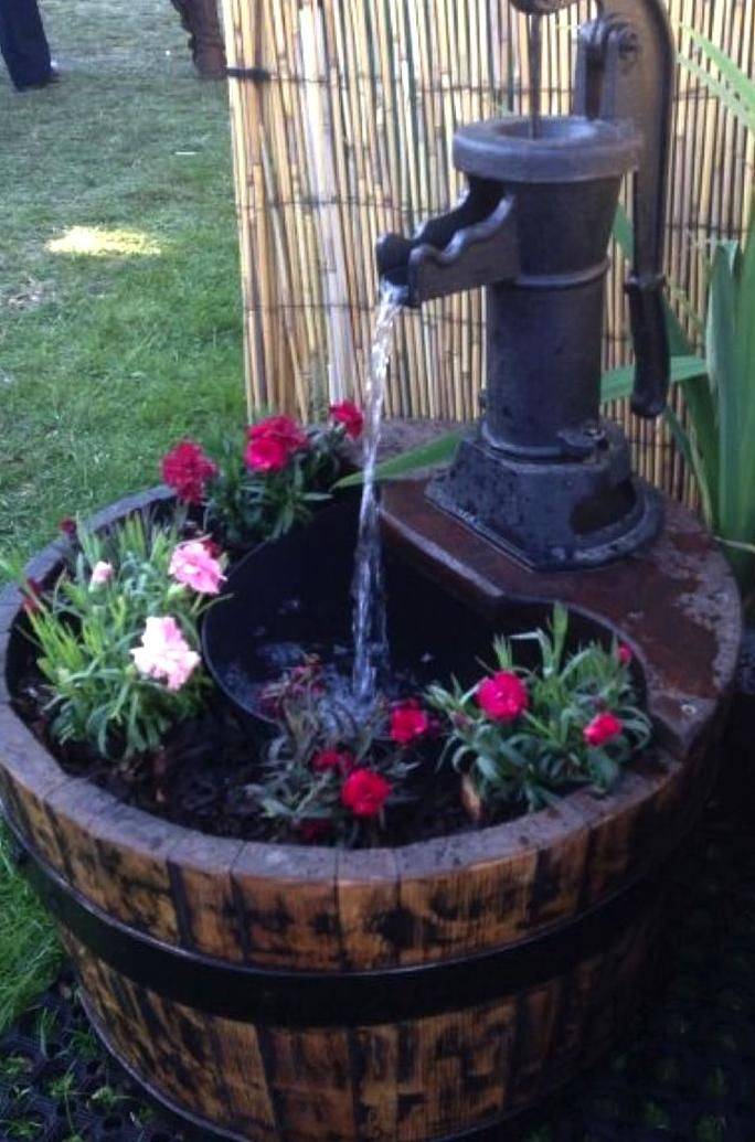 All Things Red Garden Water Fountains