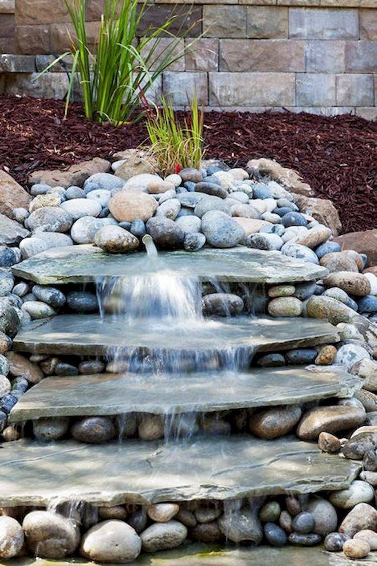 Awesome Backyard Pond And Water Feature Landscaping Design Ideas