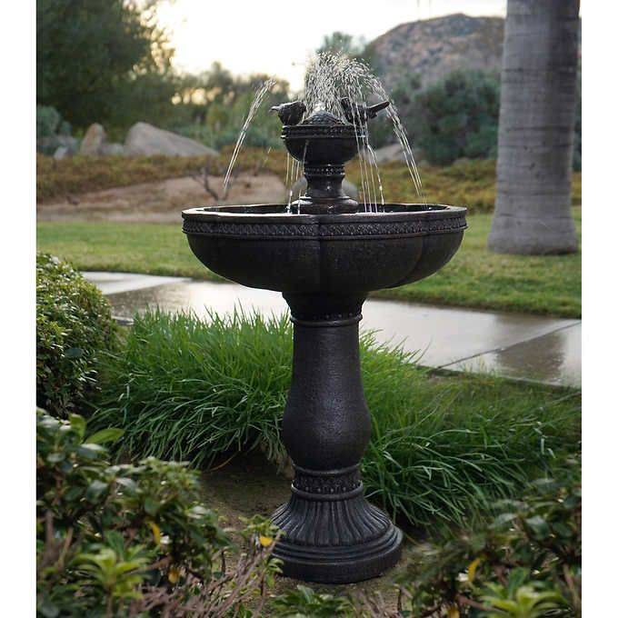 Stone Fountain Modern Outdoor Fountains