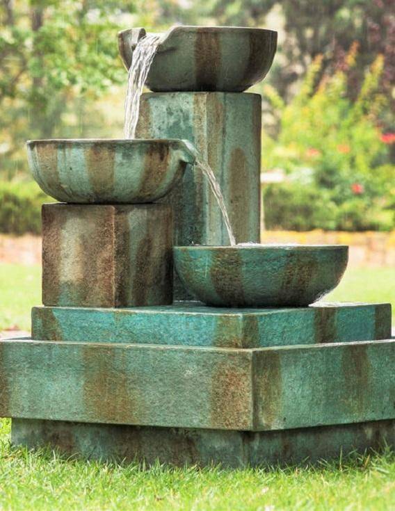 Serena Dancing Waters Cordless Fountain Outdoor Fountain