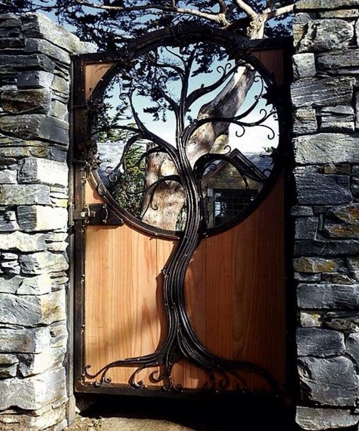Life Handcrafted Steel Garden Gate