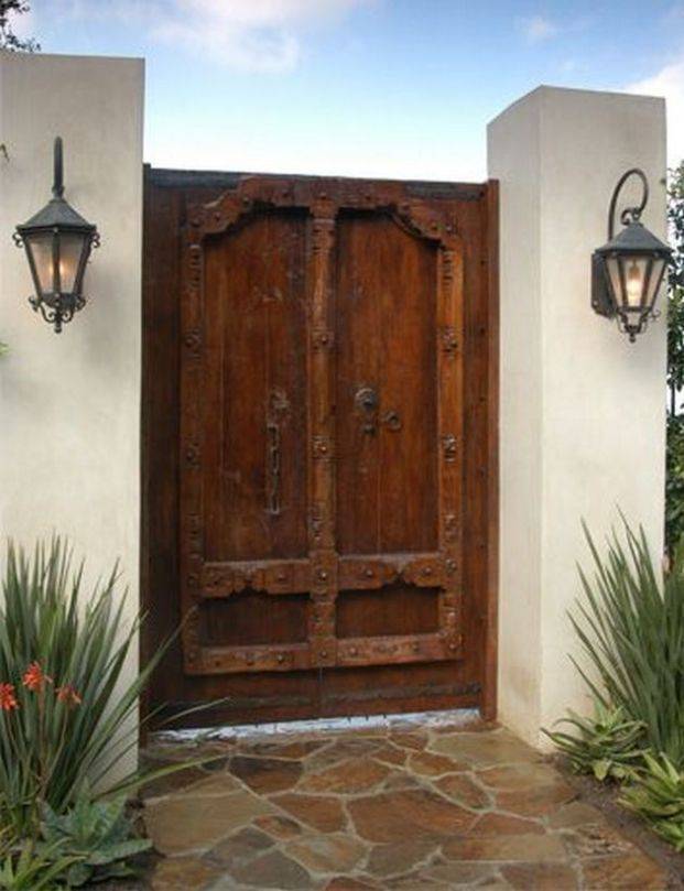 Spanishstyle Wood Gate