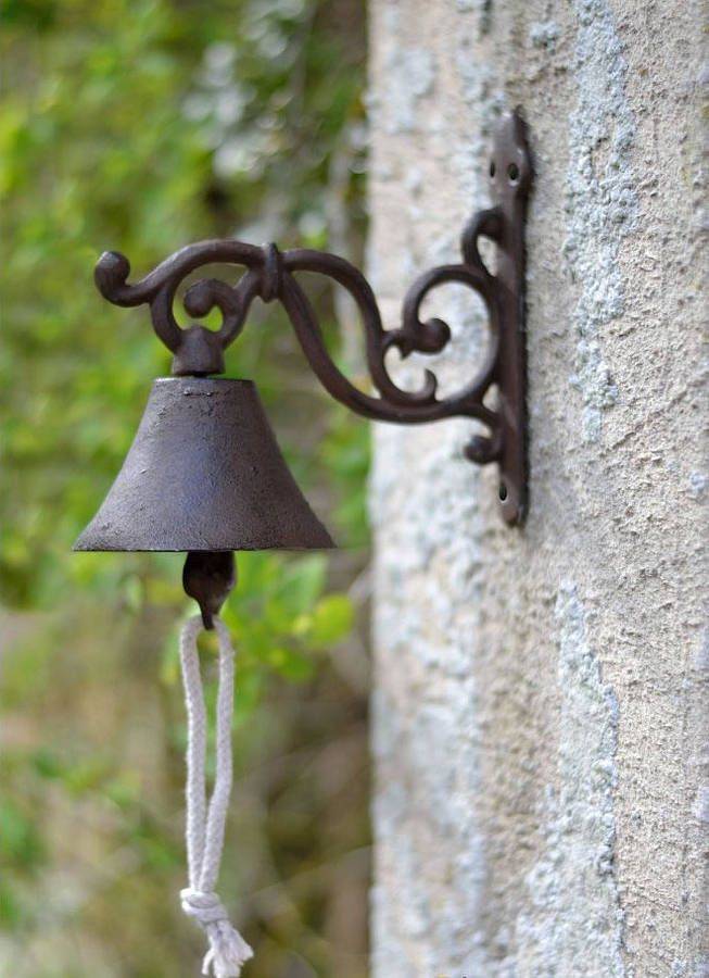Cast Iron Bell Welcome Entry Door Bell Antique Doorbell Decoration