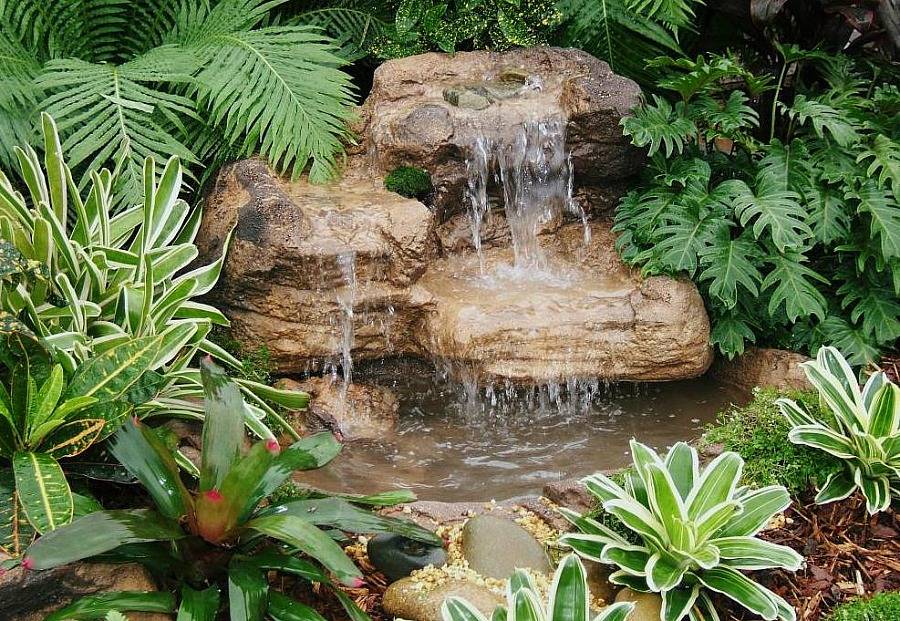 Patio Pond Wildlife Small Backyard Waterfall Kits Water Features Wood