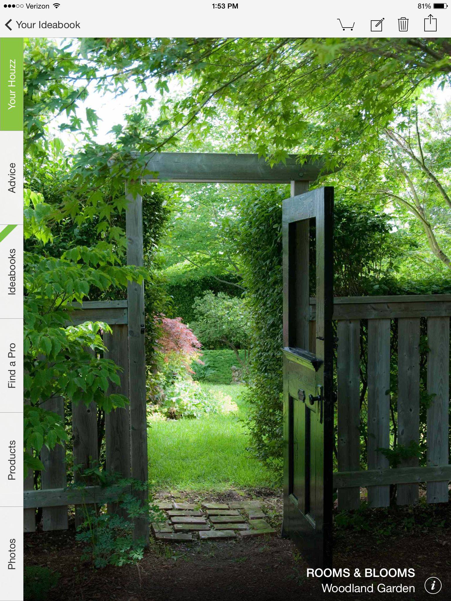 Trendy Backyard Fence Door Secret Gardens Backyard Fences