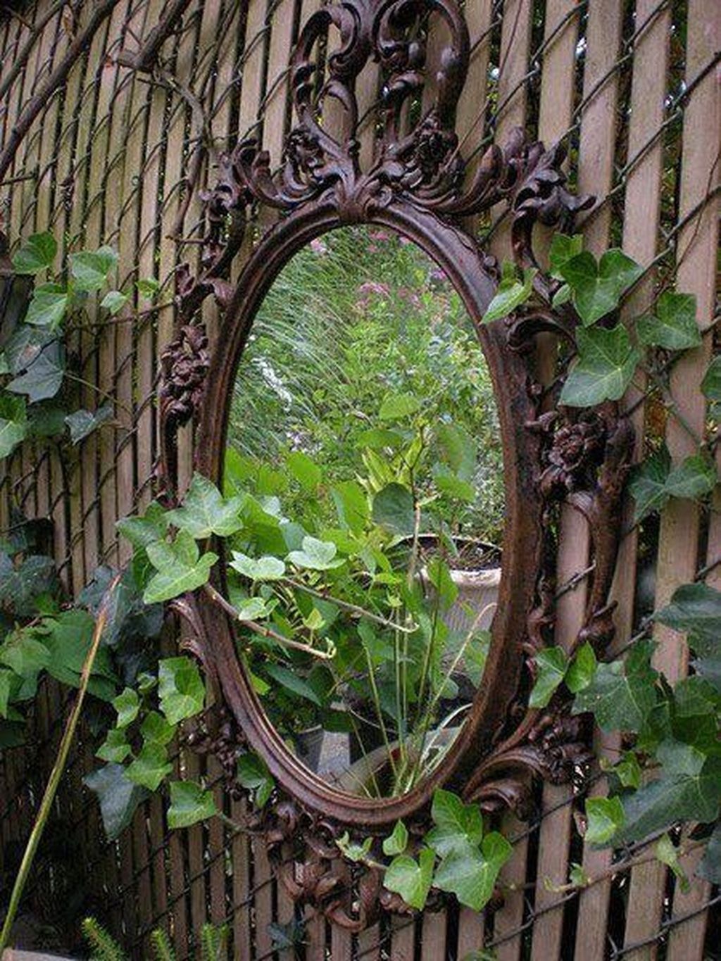 Provence Secret Garden Outdoor Mirror