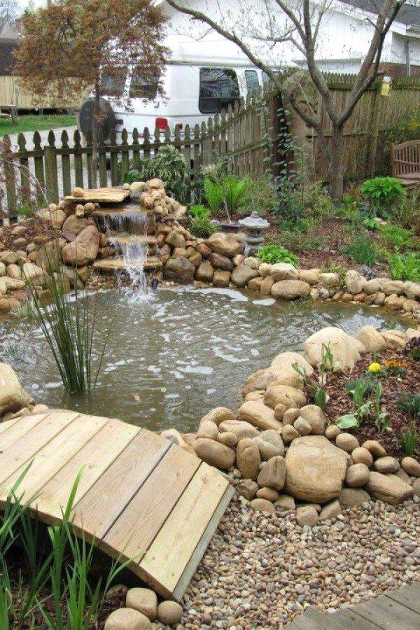 Top Photos Small Backyard Pond Designs