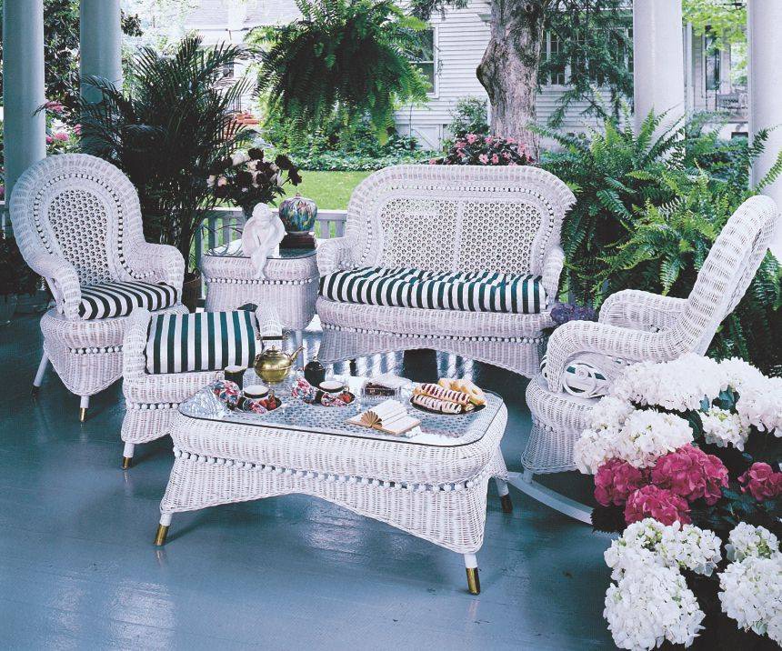 Best White Patio Outdoor Wicker Furniture Images