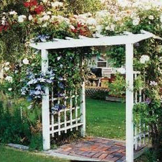 Brand New Very Large Cedar Entry X Post Pergola Garden Arbor