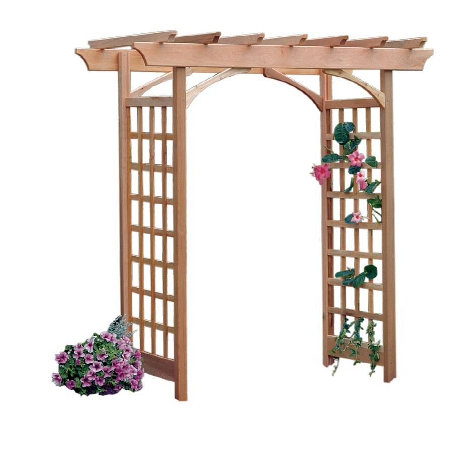 Duratrel In W X In H White Garden Arbor At Lowescom