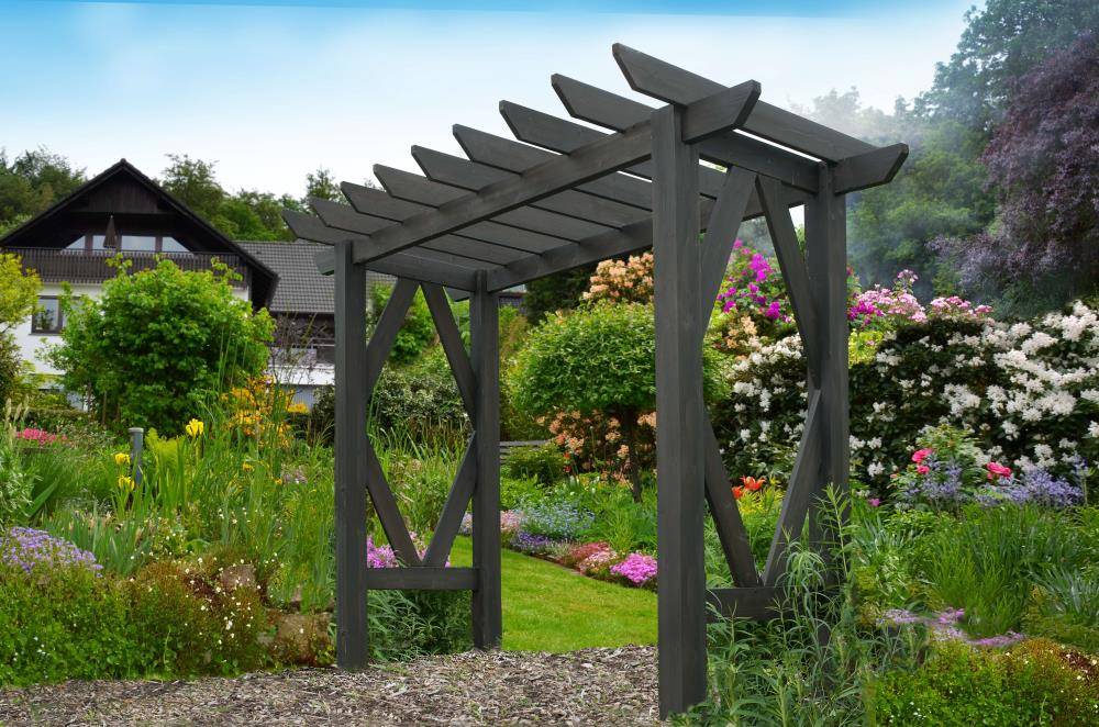 Ft W X Ft H Natural Cedar Garden Arbor