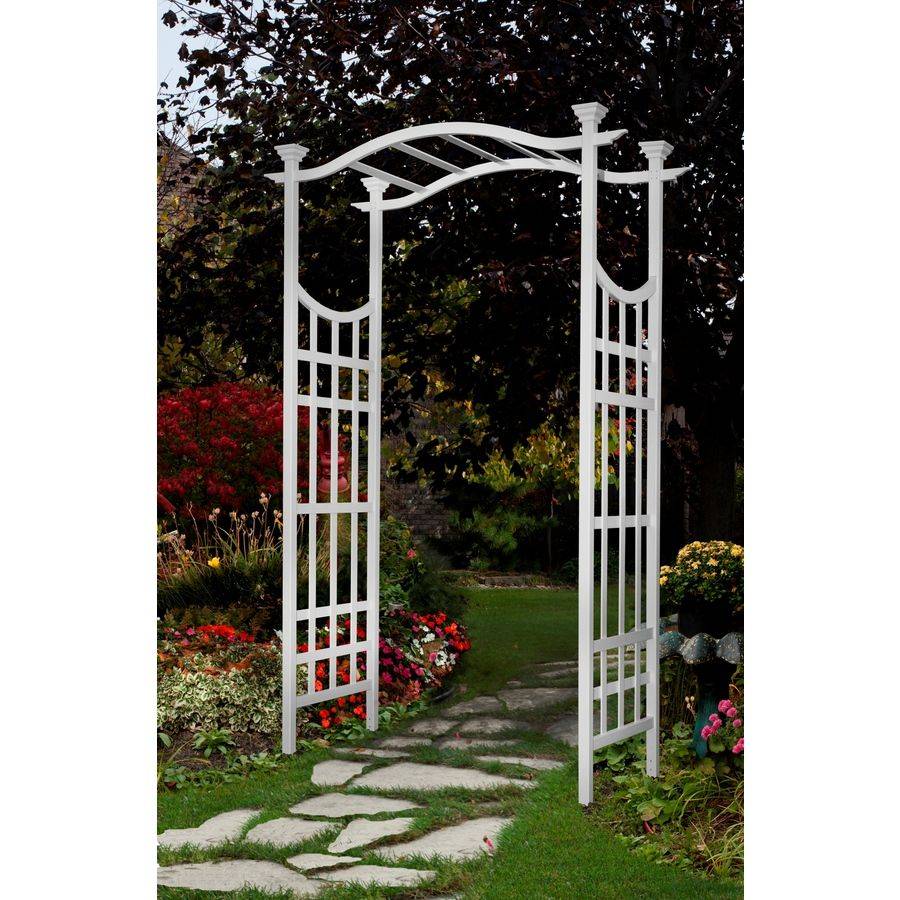 Ft W X Ft H White Garden Arbor