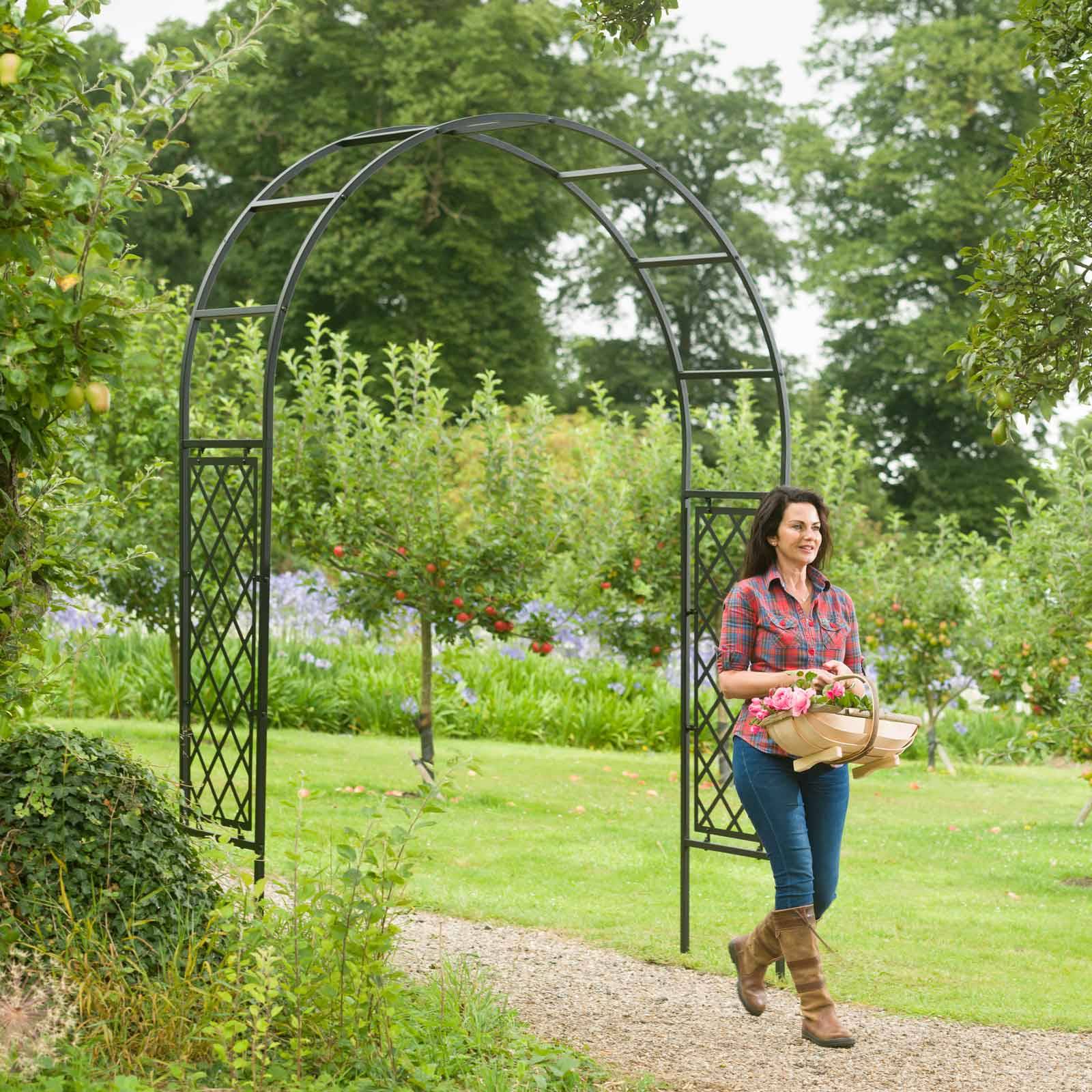 Garden Arch Half Lattice Harrod Horticultural