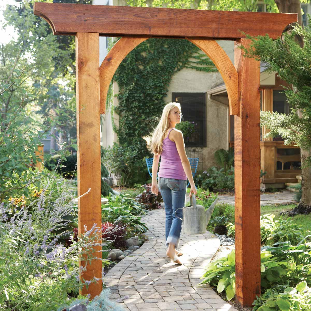 Ogee Half Lattice Standard Garden Arch Harrod Horticultural