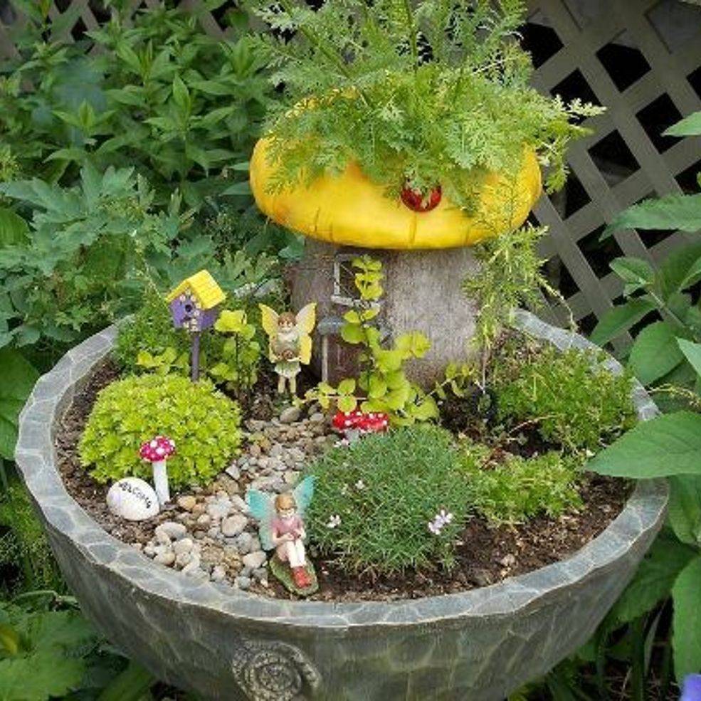 Stream Fairy Garden