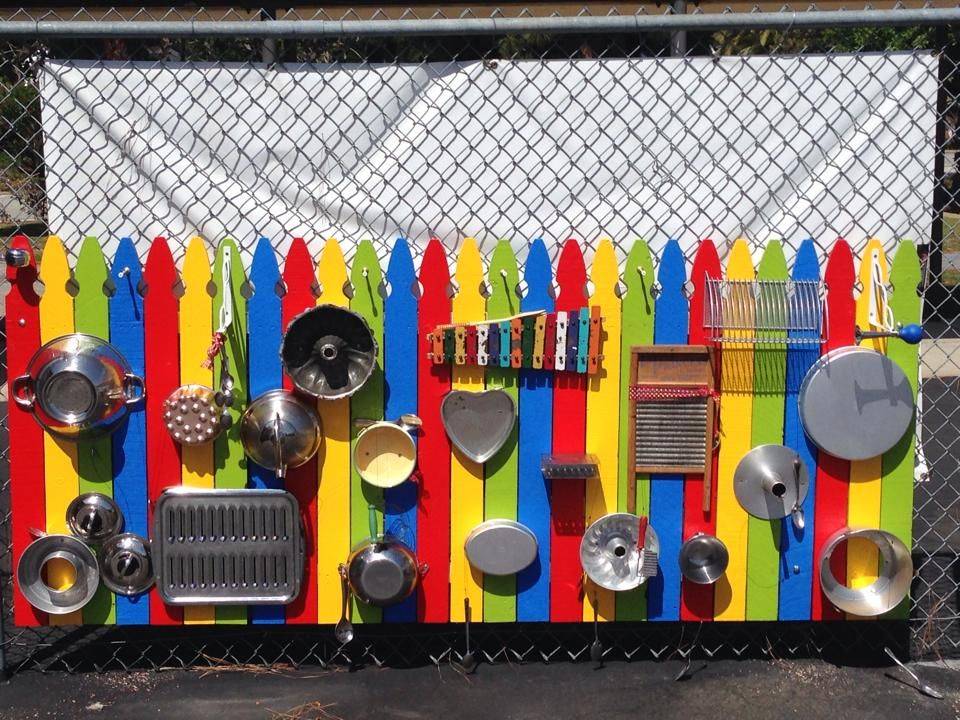 An Outdoor Musical Wall