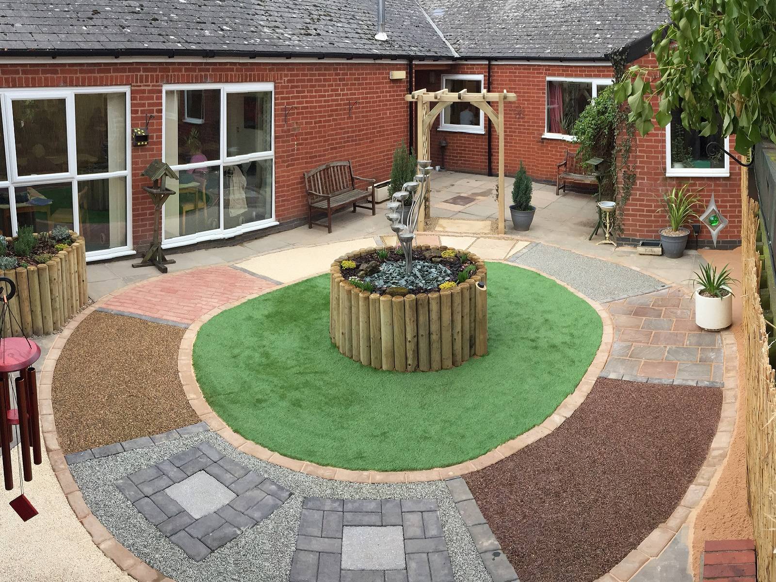 Dementia Sensory Garden Circular Residential Care