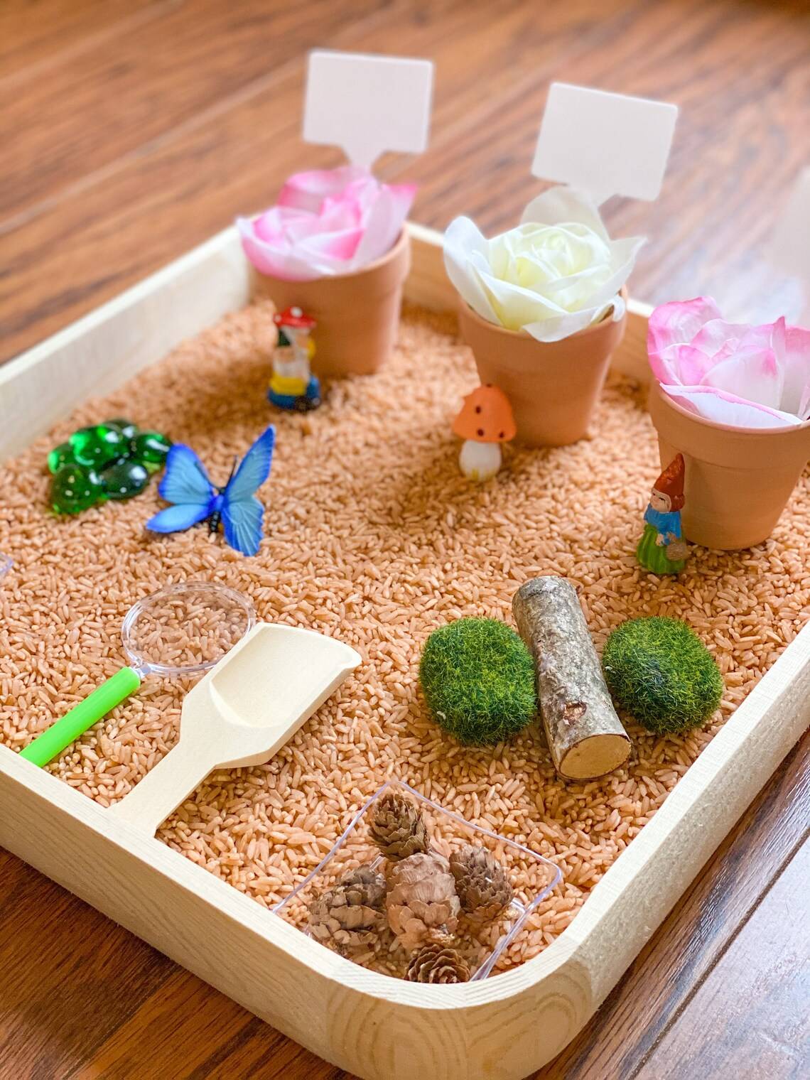 A Garden Sensory Bin You Can Make In Minutes