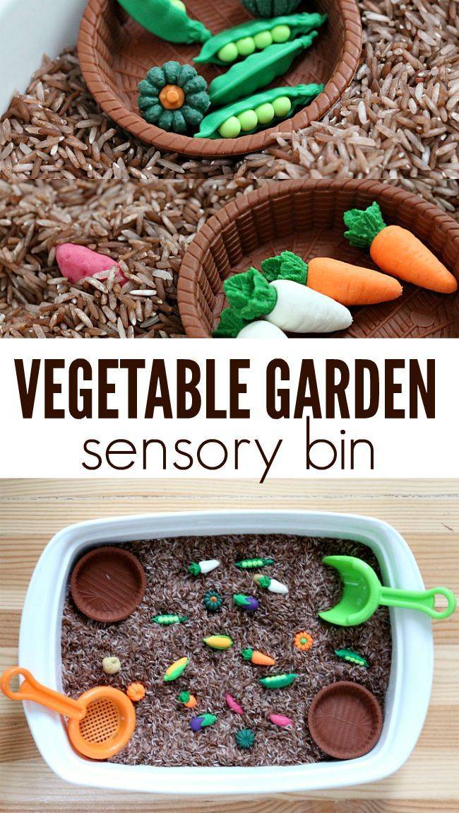 Pom Pom Seed Garden Sensory Bin Happy Toddler Playtime