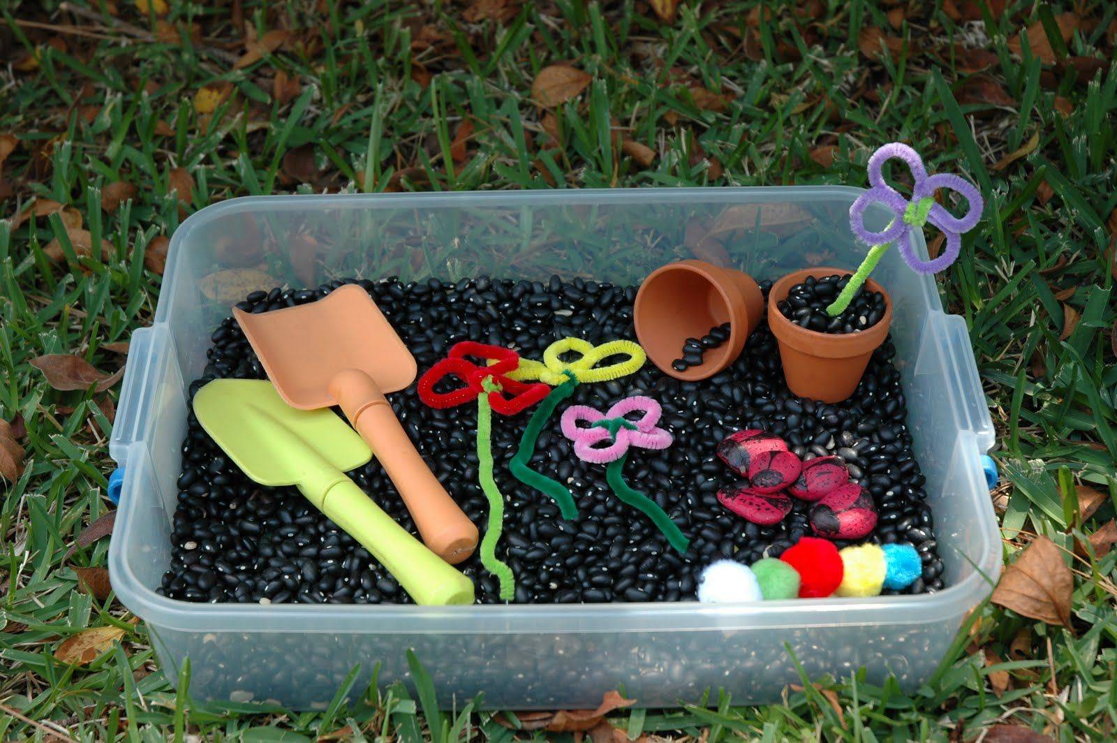 Spring Garden Sensory Bin Spring Garden