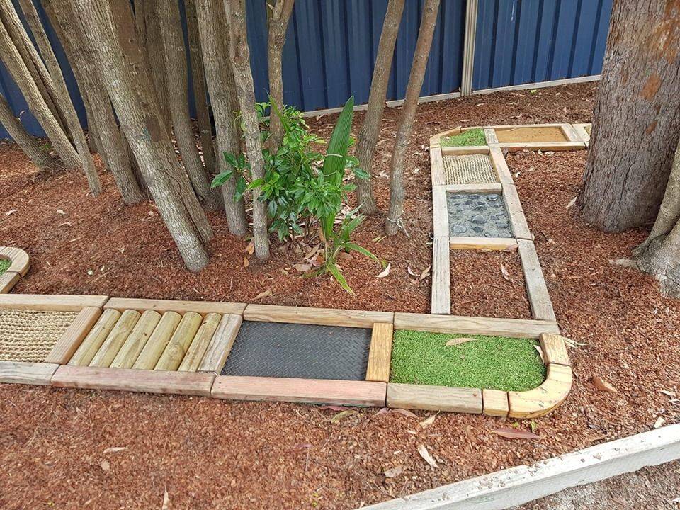 Diy Barefoot Sensory Path Backyard Play