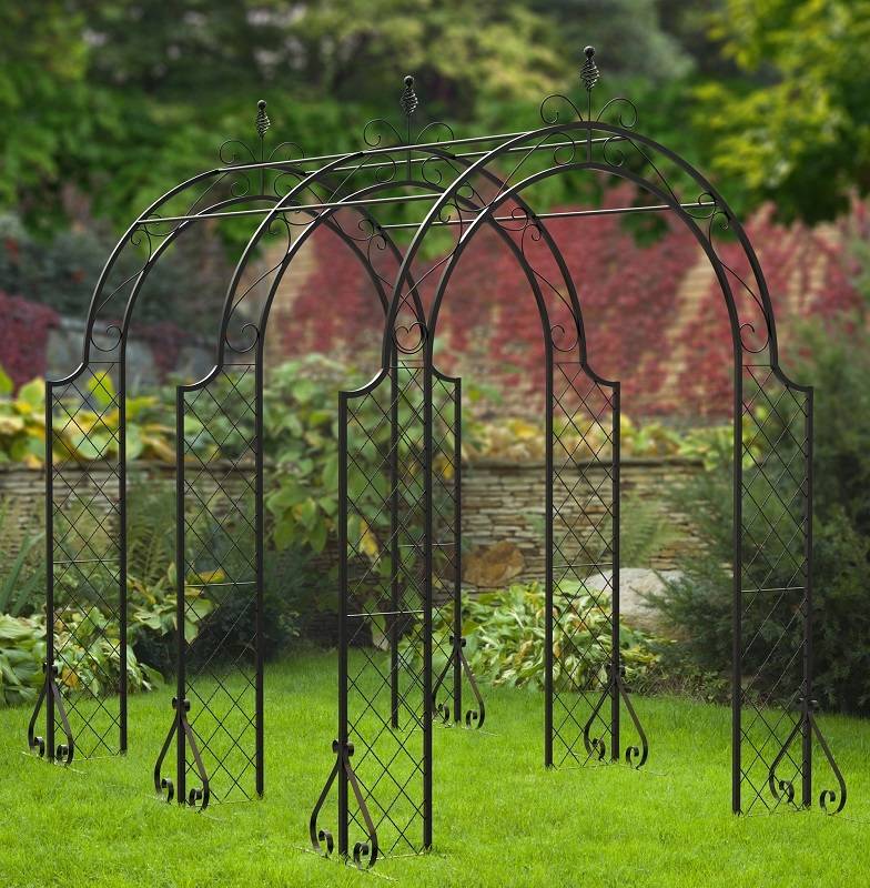 Lattice Metal Arbour Arch
