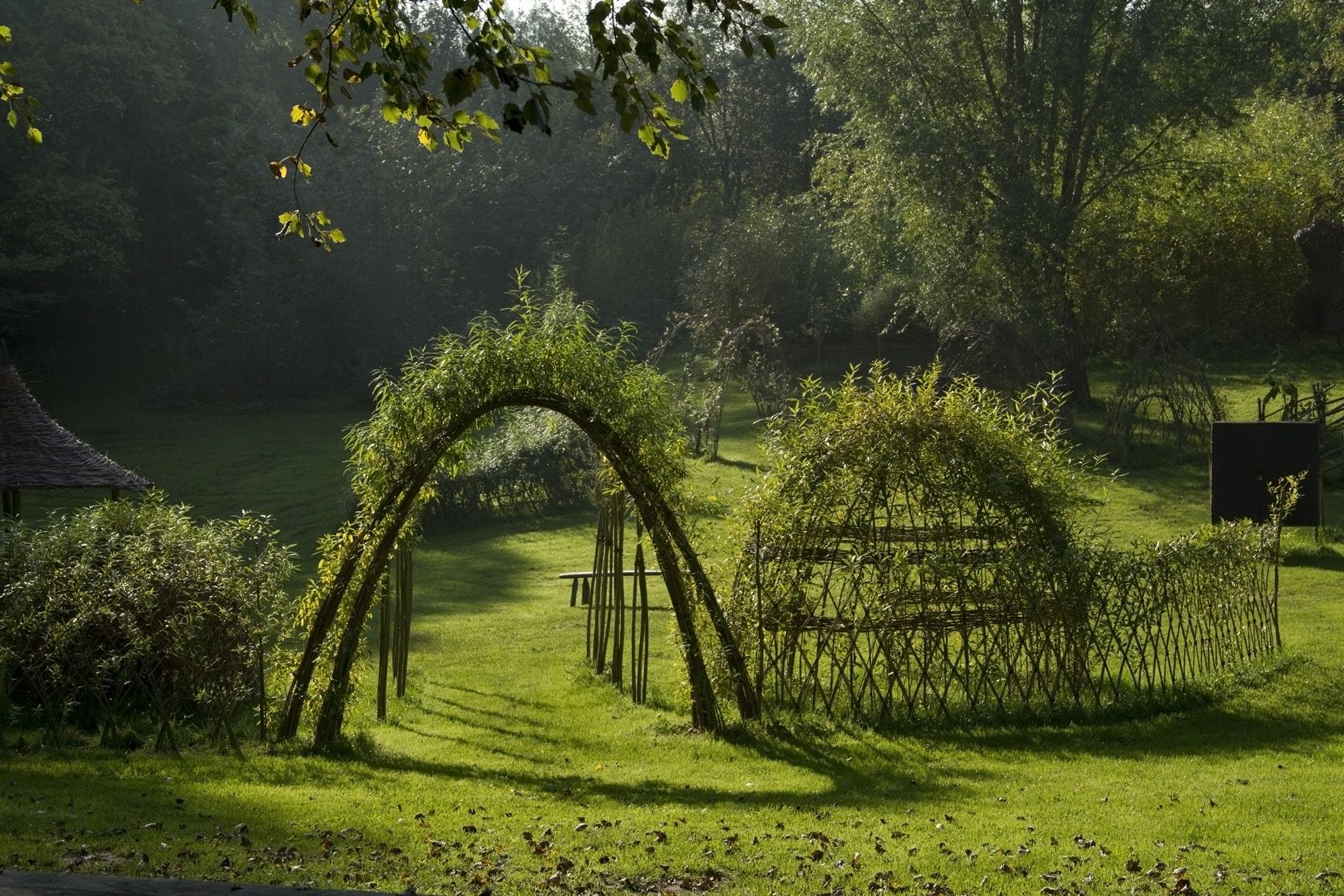 Living Outdoor Willow Structures
