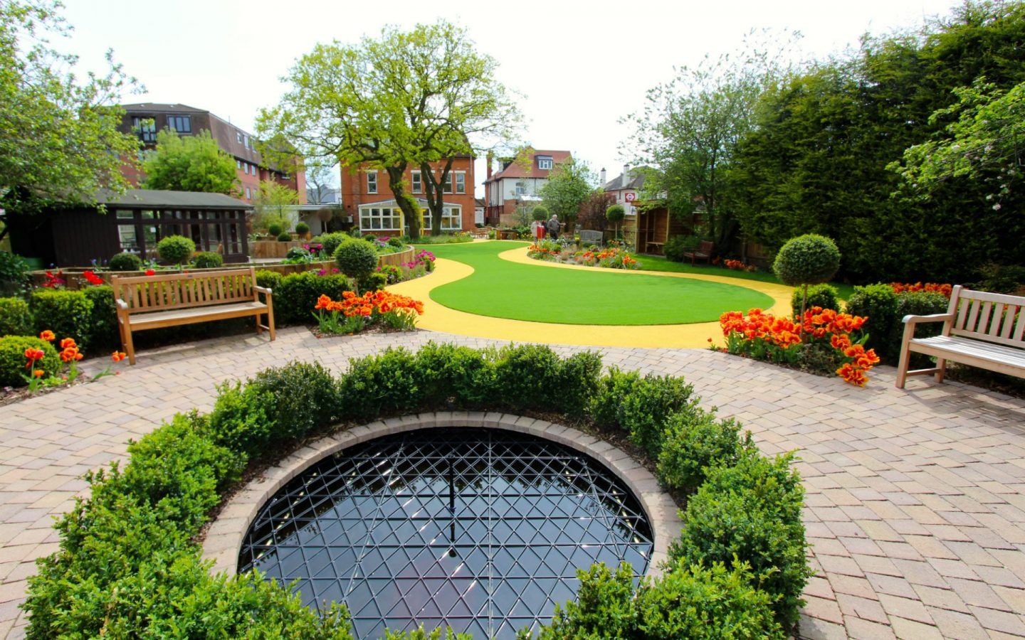 Dementia Sensory Garden Circular Residential Care