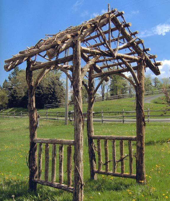 Natural Grapevine Twig Arch Decorative Accents Primitive Decor