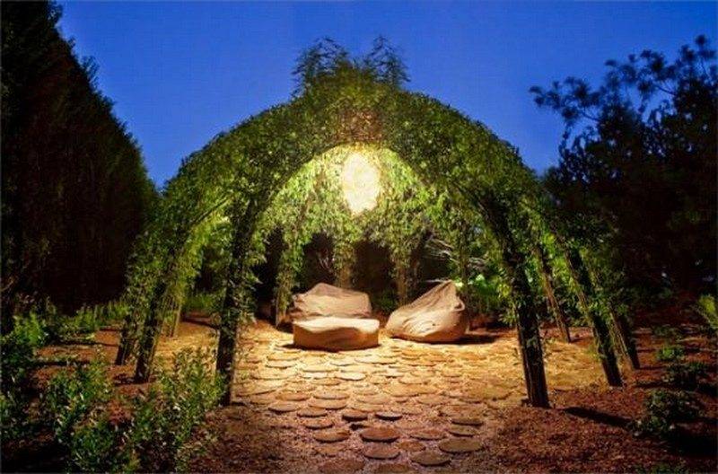 Living Outdoor Willow Structures